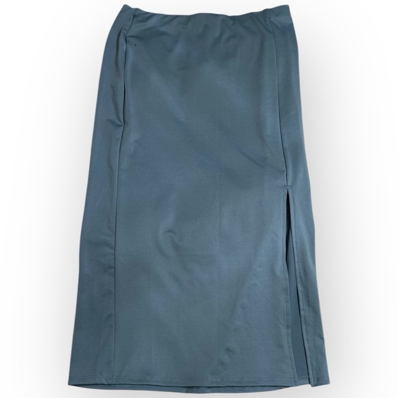 EUC 21 Saints Women’s Cerulean Blue Pencil Skirt - Size Large - Picture 1 of 7